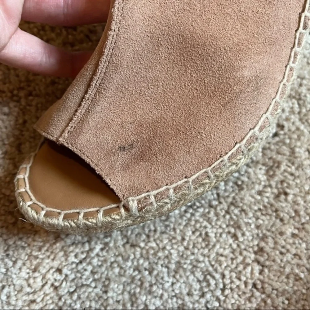 Maypol Handmade in Spain Suede Espadrille Wedge Sandals Anthropologie Boho